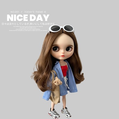 ob24blythe小布娃衣配件衬衣
