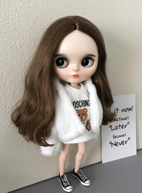 小布blythe娃娃衣服配件 ob24 ob27素体 19关节体 30厘米换装娃衣