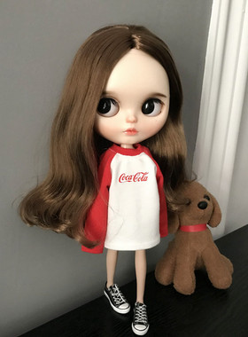 blythe娃衣 ob24 ob27 小布  azones 19关节体娃娃衣服插肩卫衣