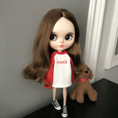 blythe娃衣 ob24 ob27 小布  azones 19关节体娃娃衣服插肩卫衣