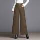 女2026年春夏款 纯色高腰阔腿裤 遮胯修 裤 品牌专柜垂感宽松显瘦西装