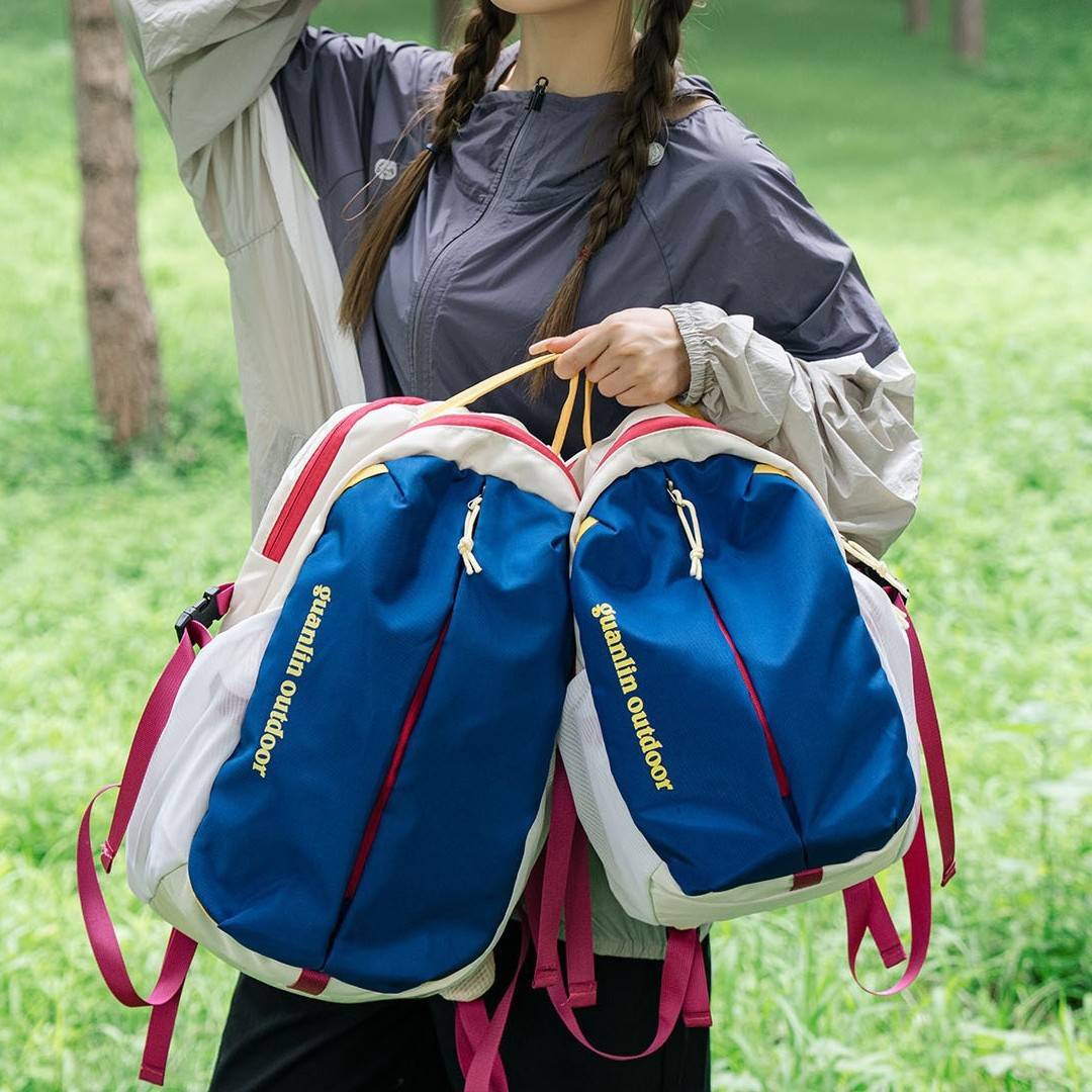 品牌专柜活力感撞色山系轻量化登山背包情侣户外野餐露营大小号多