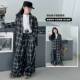 外套两件套中大 休闲格子西装 品牌专柜女童烫钻西服套装 2026春新款
