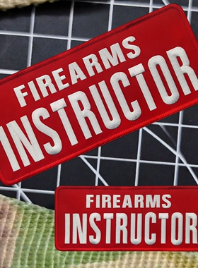FIREARMS枪械教官魔术贴章战术背心头盔贴军迷士气章户外包贴徽章