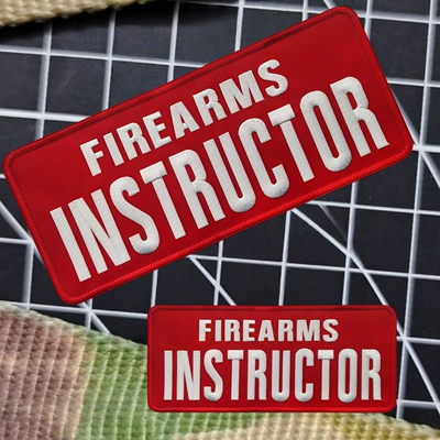 FIREARMS枪械教官魔术贴章战术背心头盔贴军迷士气章户外包贴徽章