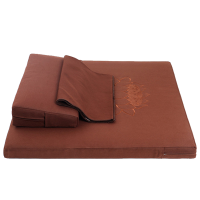 正念蒲团苏绣莲花禅修打坐垫