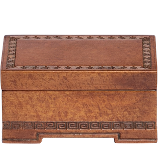 庆松堂苏工铜炉名家胡庆松制迷你长方熏炉手工复古紫铜炉香篆熏香