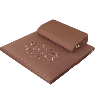 正念打坐垫禅修坐垫家用冥想垫加厚折叠静坐拜垫椰棕坐垫蒲团便携