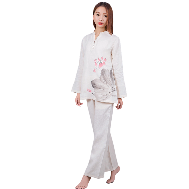 【正念】高端亚麻春夏套头瑜伽服