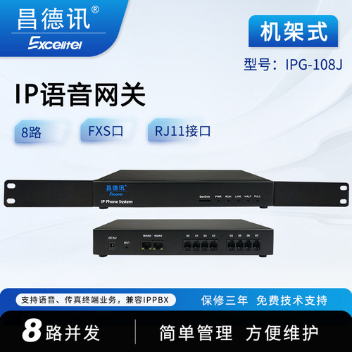 昌德讯IAD语音网关SIP组网