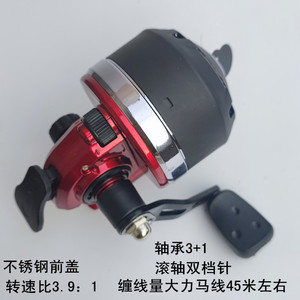 新款3035射鱼轮弹弓套装三棱深水