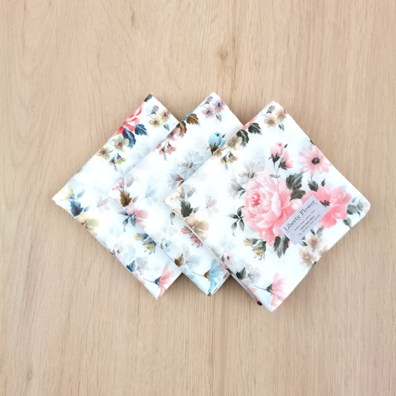LIBERTYFLOWER日本制造45cm手帕
