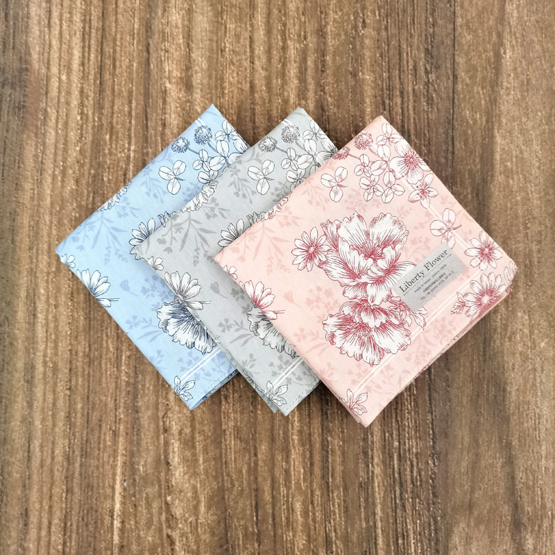 LIBERTYFLOWER日本制造45cm手帕
