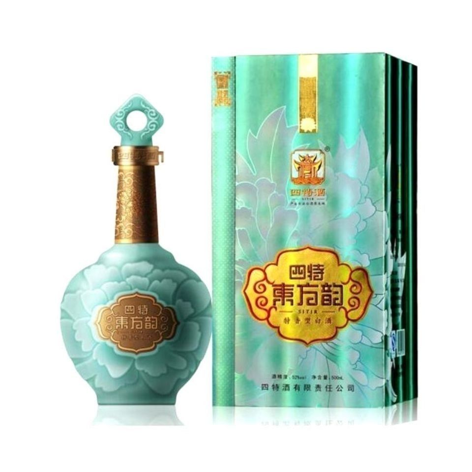 四特酒东方韵国韵52度500ml*6瓶特香型白酒整箱特价正宗