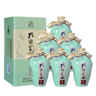 发顺丰孔府家酒·孔府珍 52度 浓香型白酒 500ml*6瓶 整箱装