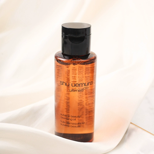 Shu uemura, янтарное масло, успокаивающее средство для снятия макияжа для путешествий, пробник, глубокое очищение