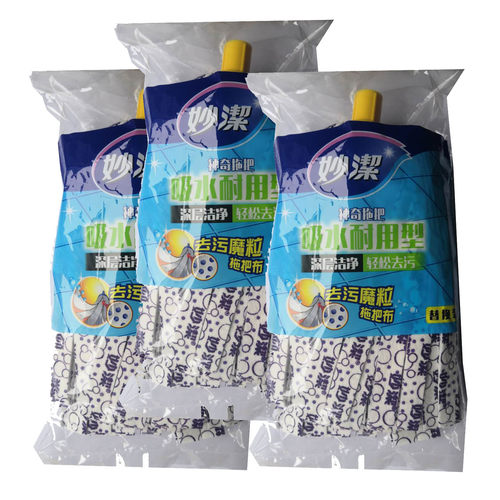 原装妙洁拖把头替换装布质墩布头
