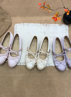 法式平底单鞋女玛丽珍晚晚小单鞋夏季配裙子2026新款芭蕾风豆豆鞋