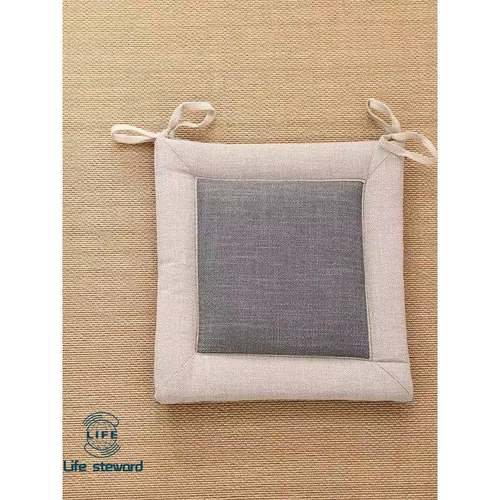 Linen Tatami Cushion Pad Offic seat Pillow可拆洗久坐亚麻椅垫
