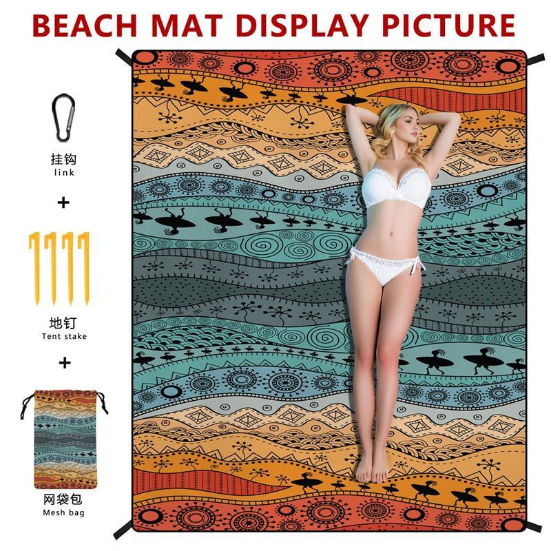 Beach Blanket Waterproof Beach Blanket Mat Picnic Mat沙滩巾