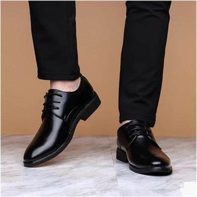 Men's business large size casual leather shoes男士大码皮鞋男