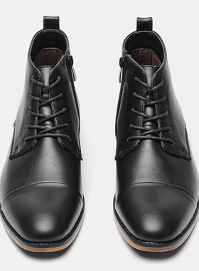 39~50 Leather Boots For Men Fashion Comfortable Ankle Boots