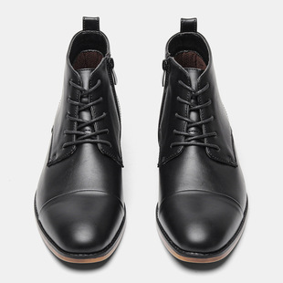 39~50 Leather Boots For Men Fashion Comfortable Ankle Boots