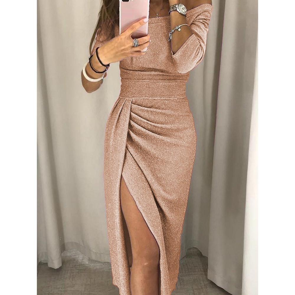 2019 ladies dress dinner dress skirt女士礼服晚礼服裙