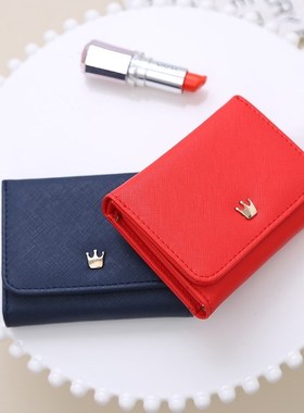 2019 Lady Short Women Wallets Crown Decorated Mini bag