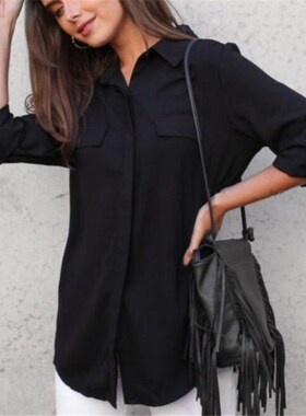 2018 Women's fashion shirt casual long sleeve blouse衬衫