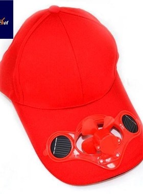 New Solar Power Hat Cap Cooling Cool Fan for golf Baseball