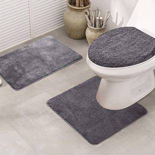 Toilet Mats Absorbent slip mat Fleece Bath Coral Anti Set