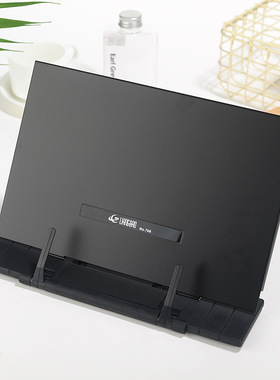 Portable Steel Book Stand Bookstand Adjustable Tilt Reading