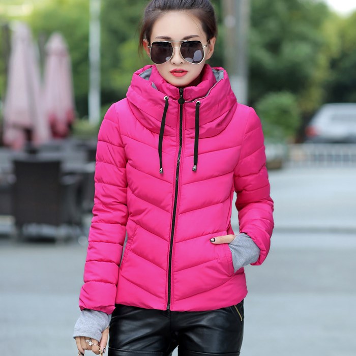 2017casual winter hooded coats for woman jacket пиджак