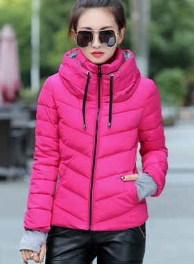 2017casual winter hooded coats for woman jacket пиджак