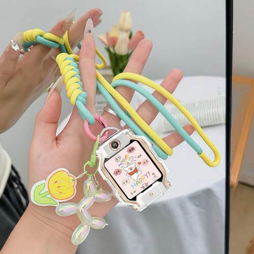适用小天才电话手表Z11挂绳星光挂脖Z10保护壳卡通Z9Z7Z6防摔套装