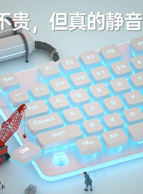 静音键盘有线台式电脑通用笔记本女生办公游戏电竞专用鼠标套装