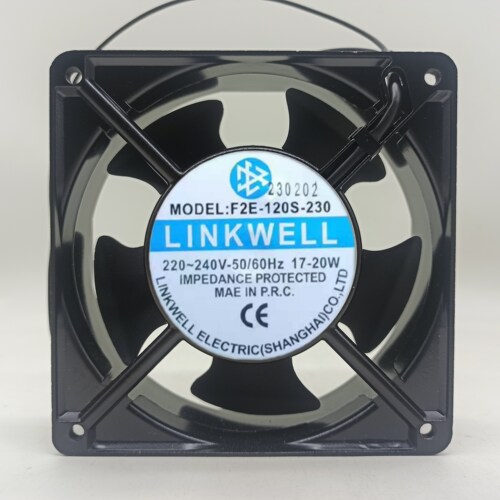 LINKWELL 12038 12CM F2E-120S-230 220V17-20W 机柜轴流散热风扇