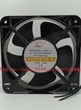 LANGLI AF22060HBL 200FZY8-S 220/240V 0.45A 60W 机柜轴流风机
