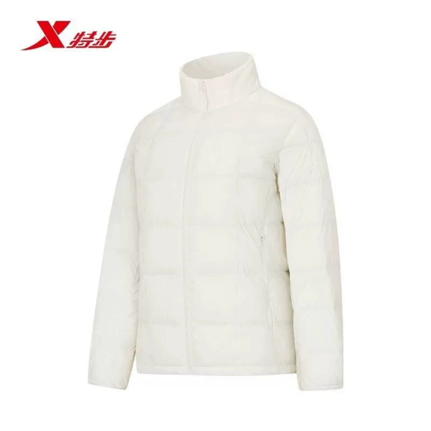 特步羽绒服女款2026冬季
