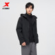 特步加厚冲锋衣男2025冬季 加绒三合一两件套梭织外套9754272E0415