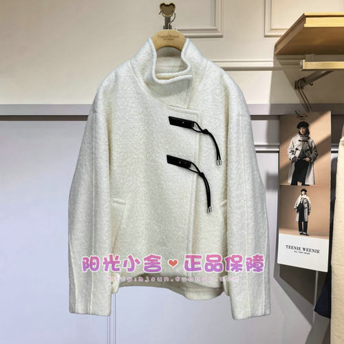 TeenieWeenie小熊2025冬毛呢大衣TTJW254VW4A JW254VW4A