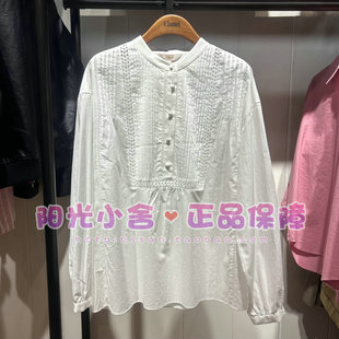 ELAND依恋正品2025冬衬衫EEBWF49B51 BWF49B51