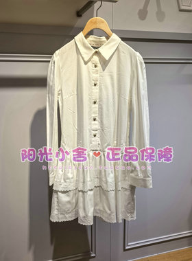 TeenieWeenie小熊正品2025冬连衣裙TTOW254CC1D OW254CC1D