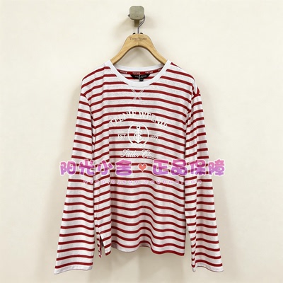 TeenieWeenie小熊26夏时尚撞色条纹长袖T恤TTLS2664C5A LS2664C5A