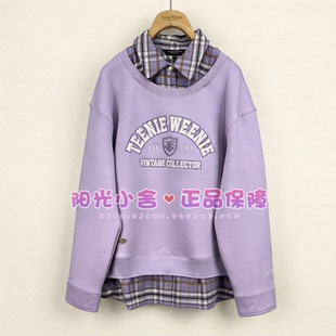 TeenieWeenie小熊26秋衬衫拼接卫衣TTMA26B38A220B MA26B38A220B