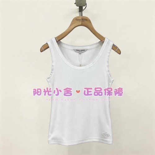 TeenieWeenie小熊26夏基础款百搭圆领背心TTRN2625W2A RN2625W2A