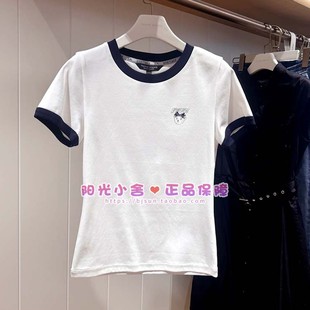 TTRA252303W 現(xiàn)貨 TeenieWeenie小熊25夏圓領(lǐng)短袖 T恤女 RA252303W