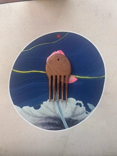 【孙善升】长锯齿梨木按摩梳疏通头皮促进睡眠