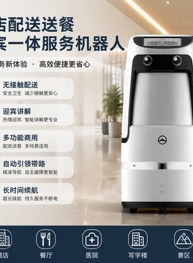 立米星空智能服务机器人送餐迎宾